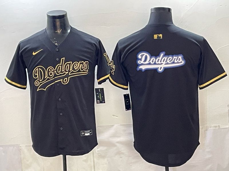 2026 Men Nike Los Angeles Dodgers Blank black gold Game MLB Jersey 0015->los angeles dodgers->MLB Jersey
